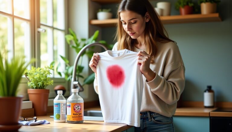 Techniques efficaces pour éliminer une tache de vin rouge sur vos vêtements