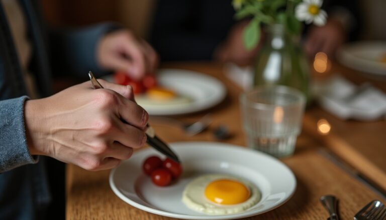 L’art discret de placer ses couverts à la fin du repas : guide pratique