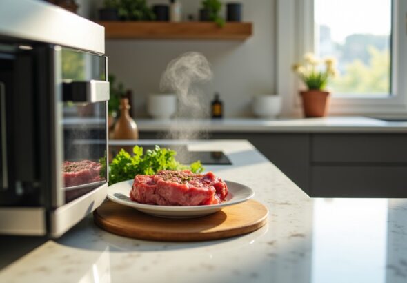 Astuces pour réchauffer la viande cuite au micro-ondes sans la dessécher