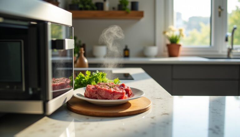 Astuces pour réchauffer la viande cuite au micro-ondes sans la dessécher