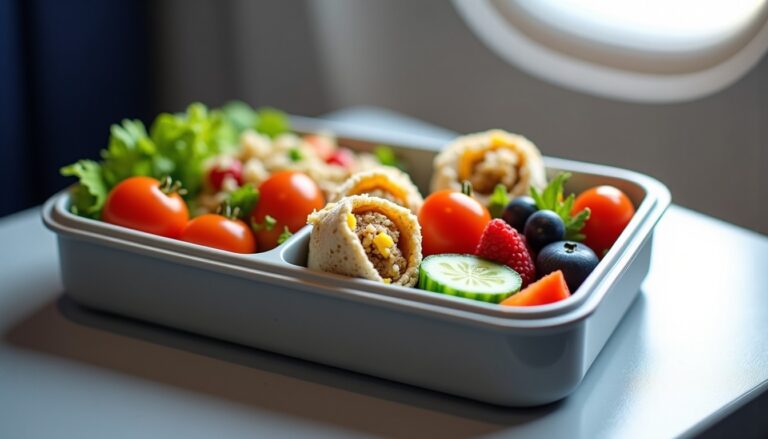 Idées de repas pratiques et savoureux pour un long vol en avion