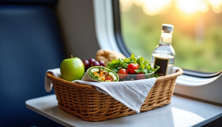 Guide pratique pour composer un panier repas équilibré lors de vos voyages en train