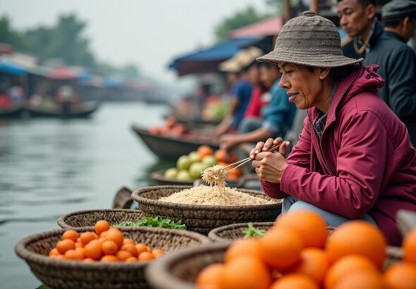 À la découverte des marchés flottants emblématiques d'Asie du Sud-Est : un voyage au cœur des traditions et saveurs