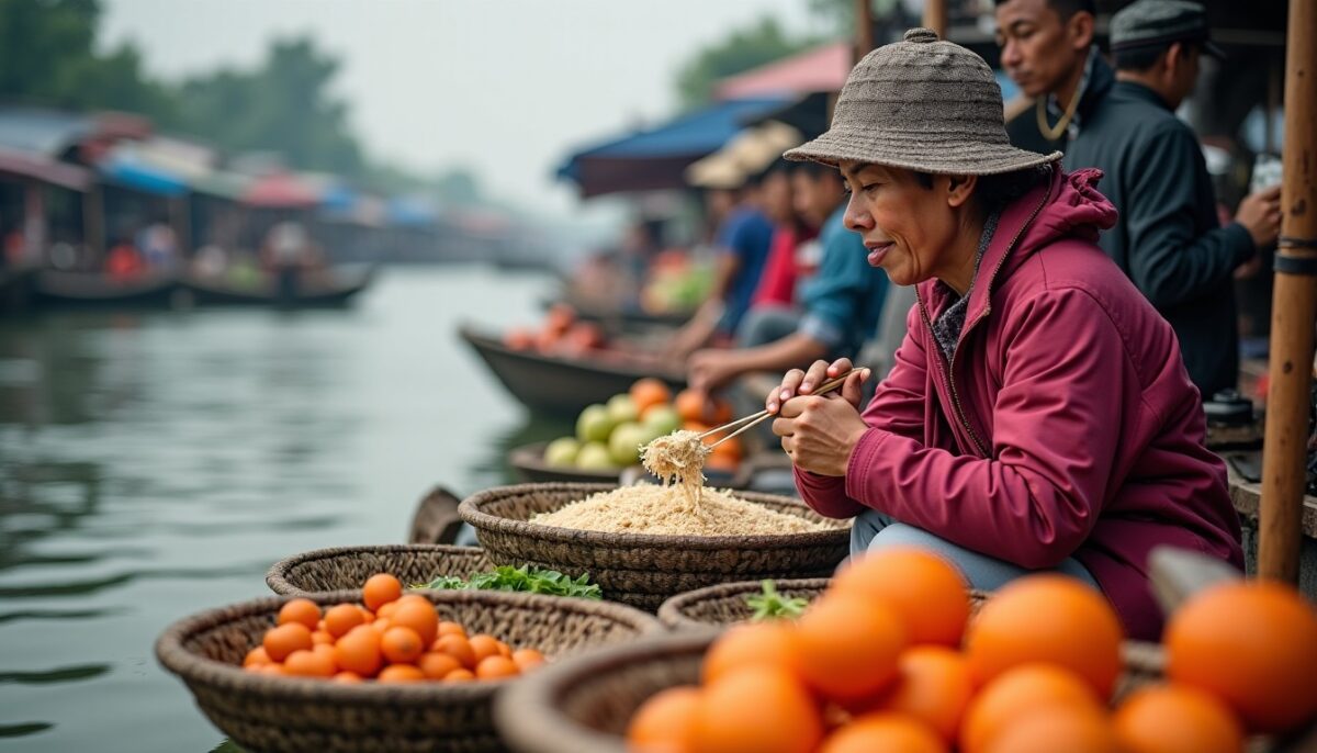 À la découverte des marchés flottants emblématiques d'Asie du Sud-Est : un voyage au cœur des traditions et saveurs